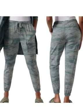 Athleta Fog Camo Farallon Joggers - Slate Green Camo